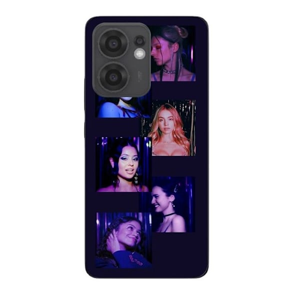 Coque Maniacase För Oppo Reno 13F Euphoria serie team tjej Svart