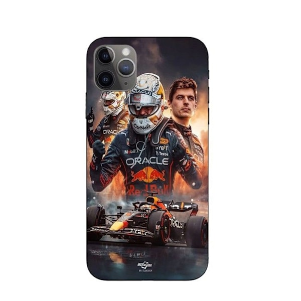 Coque - Maniacase - Iphone 11 Pro Max - F1 Konsttapet - Flexibel - Svart svart