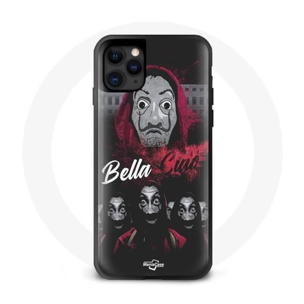 Coque - La casa de Papel - Iphone 12 Pro Max - Sort - Fleksibel - Design inspireret af serien
