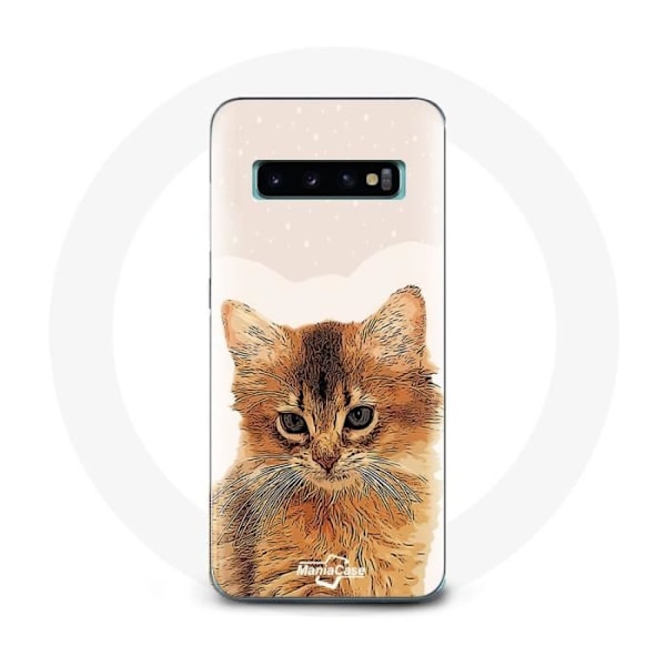 Skyddsfodral för Samsung Galaxy S10 Edge Somali Kattraser