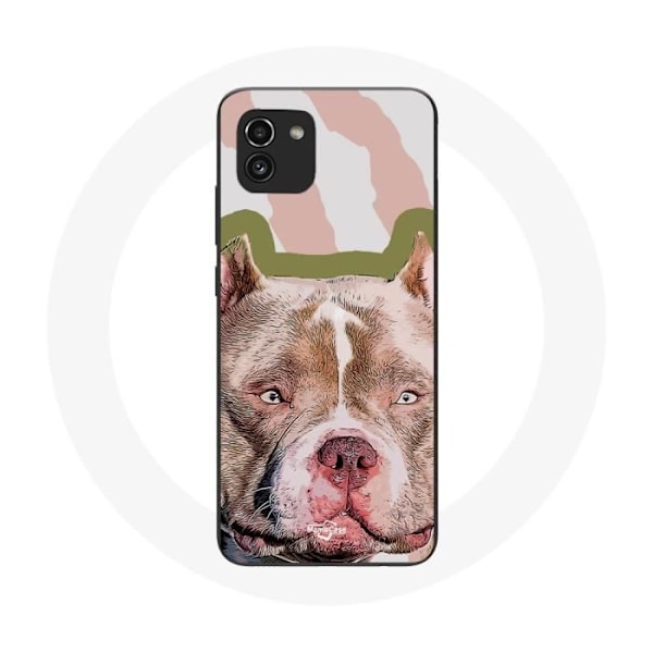 Coque Samsung Galaxy A03 Hund av Pitbull brun