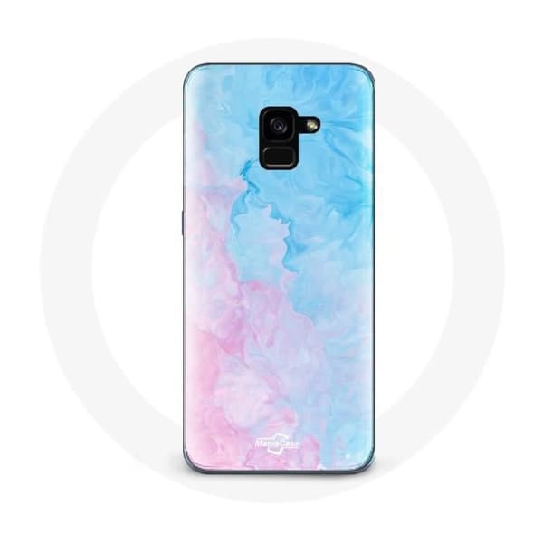 Samsung Galaxy A8 Plus - Sinivihreä kuori