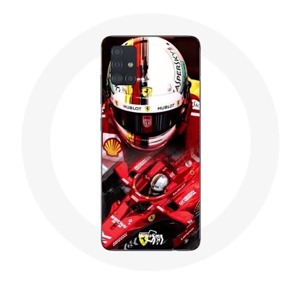 Coque för Samsung Galaxy A51 5G Formel 1 Sebastian Vettel F1 Röd