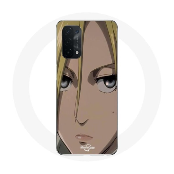 Coque - Maniacase - Oppo A74 5G - Annie L'Attaque des Titans - Silikon - Mjuk svart
