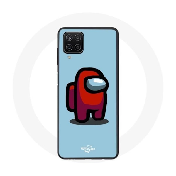 Skydd för Samsung Galaxy A22 4G Among Us videospel Blå bakgrund