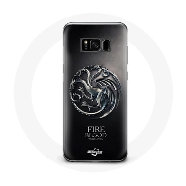Coque - Game Of Thrones - Samsung Galaxy S8 - Targaryen - Rigide - Noir