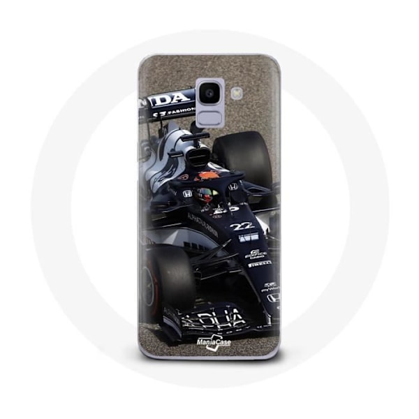 Coque - Yuki Tsunoda - Samsung Galaxy J6 2018 - Blå - Mjuk - Sportig Blå