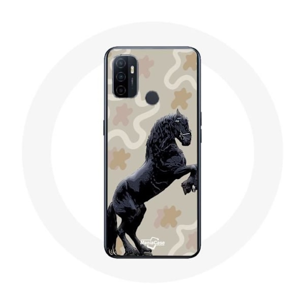 Coque - Frison - Oppo A53 - Svart - Flexibel - Skydd Svart