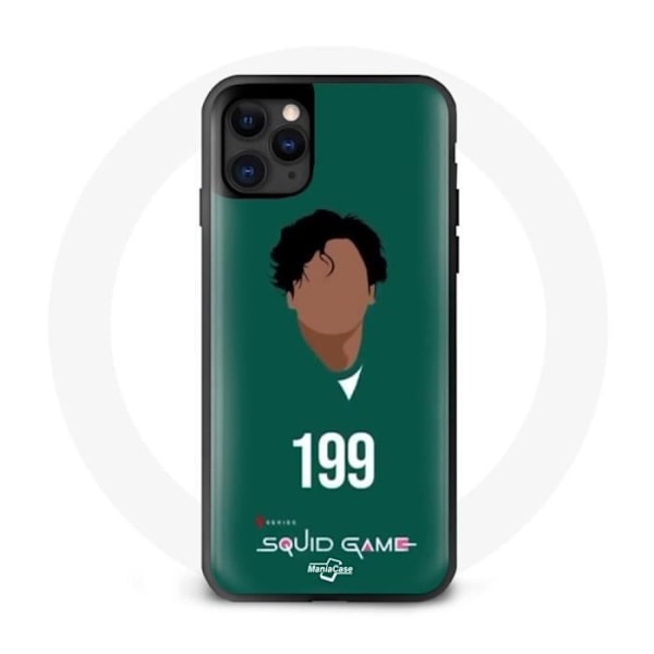 Coque - Maniacase - Iphone 12 Pro - Squid Game - Svart - Mjuk - Skydd Svart