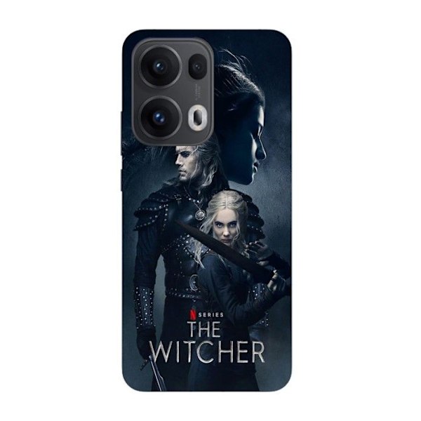 Coque Maniacase För Oppo Reno 13 Pro 5G the witcher geralt yennefer ciri epee Svart
