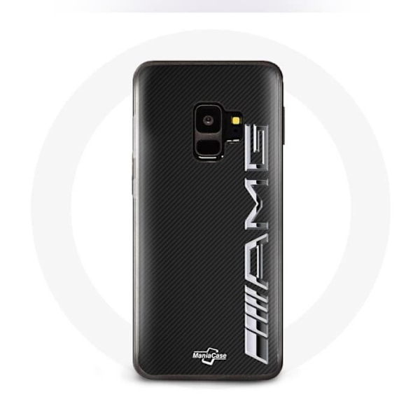 Coque - Amg - Galaxy S9 - Kolfiber - Textur - Optimalt skydd Svart