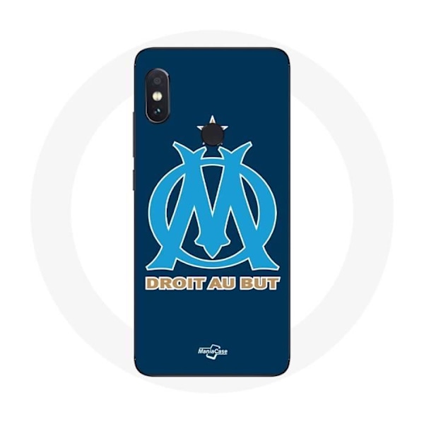 Coque - Olympique de Marseille - Xiaomi Redmi Note 5 Pro - Såt - Skydd - Blå logotyp Blå