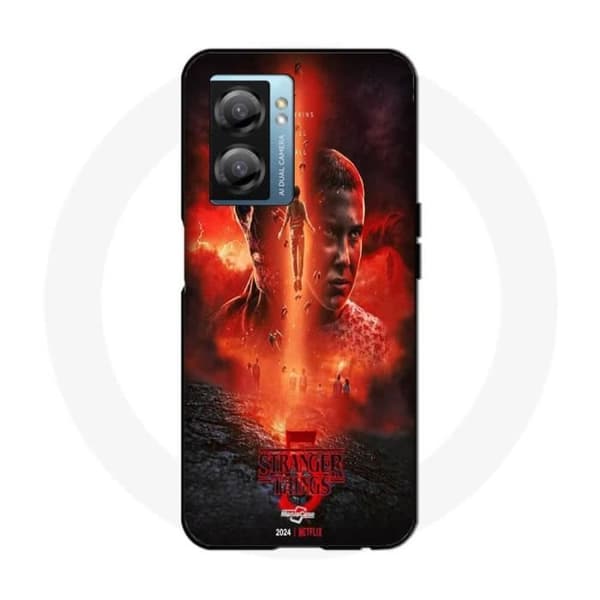 Coque Maniacase til Oppo A77 5G Stranger Things sæson 5 plakat serie