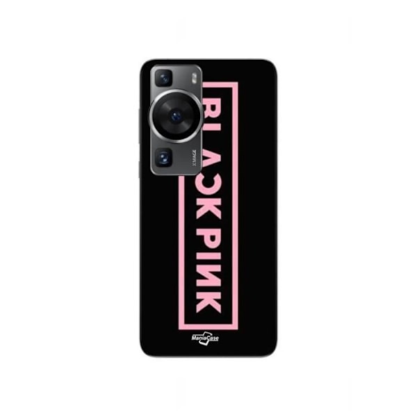 Coque Huawei P60 Blackpink VIP-biljetter Blackpink-logotyp Front svart Maniacase