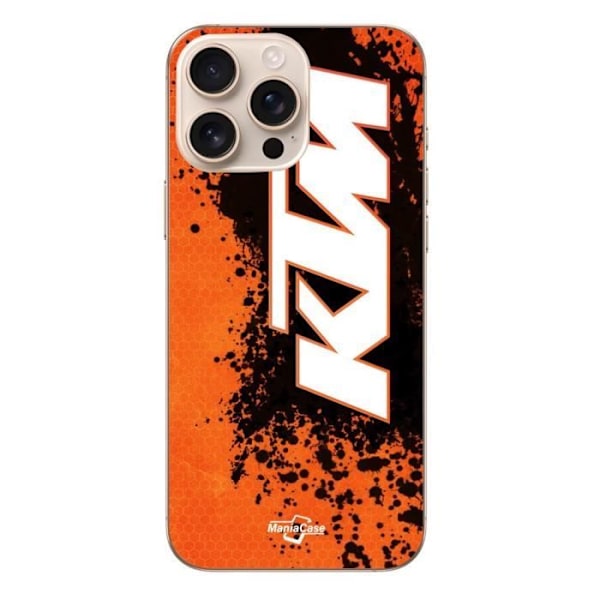 Coque - KTM - Iphone 16 Pro - Blød - Orange - Mat