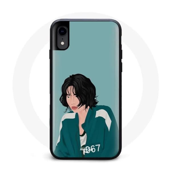 Iphone XR Cover Squid Game Kang Sae Byeok No 067