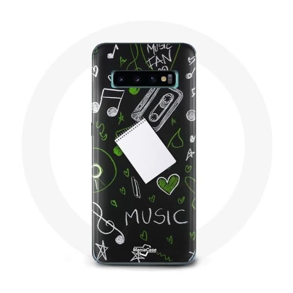 Coque pour Samsung Galaxy s10 plus Musiikkivihje avain erilaisuutta