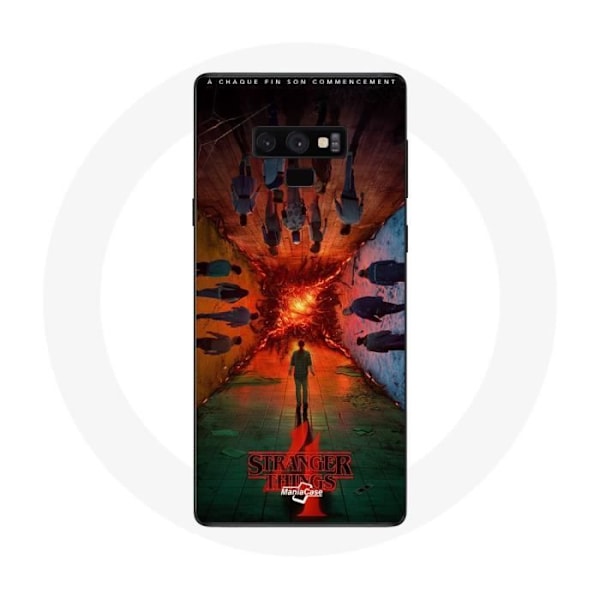 Coque för Samsung Galaxy Note 9 Stranger Things Säsong 4 Affisch Utrustning av Den Nya Teorin
