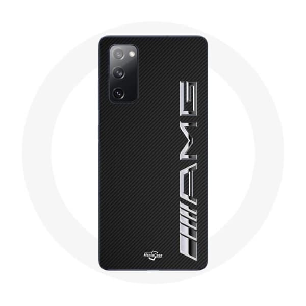 Coque - Amg - Samsung Galaxy S20 FE - Sort - Logo - Kulstoftekstur