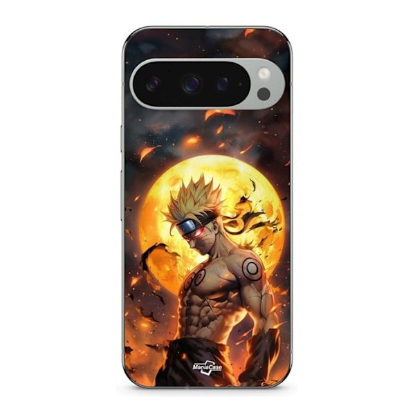 Coque - MANIACASE - Google Pixel 9 Pro - 3D - Svart - mörk Naruto måne Svart
