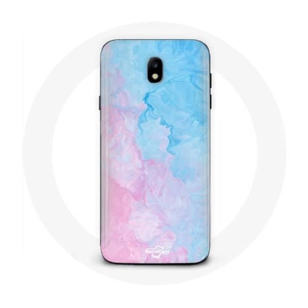 Fodral för Samsung Galaxy J5 2017 Blått rosa mönster