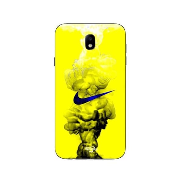Coque - Maniacase - Samsung Galaxy J7 2018 - Gul - Just Do It-logotyp - Mjuk