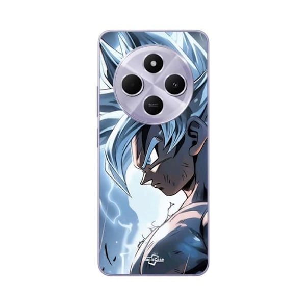 Coque - Maniacase - Xiaomi Redmi 14C - Svart - Mjuk - Songoku ultra instinct