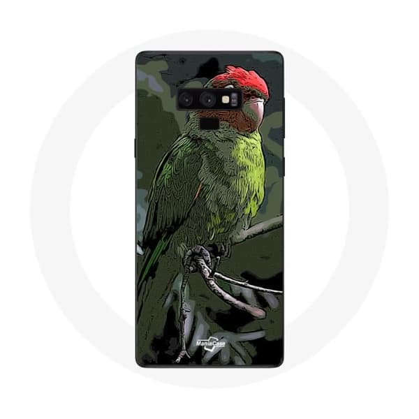 Cover til Samsung Galaxy Note 9 Rød Grøn Pionus Papegøje