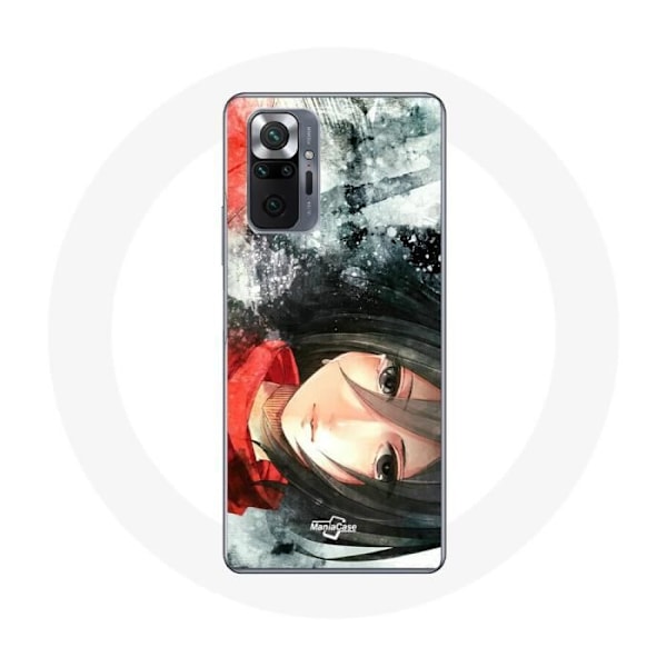 Coque för Xiaomi Redmi Note 10 Pro Mikasa Ackerman Attack on Titan Anime