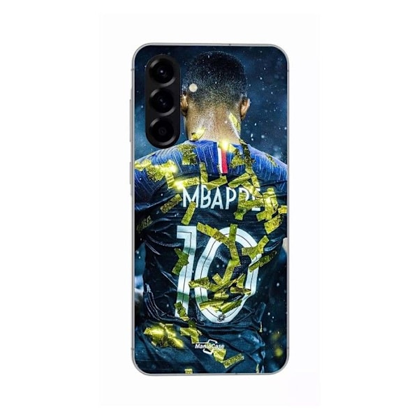 Coque - Maniacase - Samsung Galaxy A56 - Silikon - Kylian Mbappe - Svart Svart