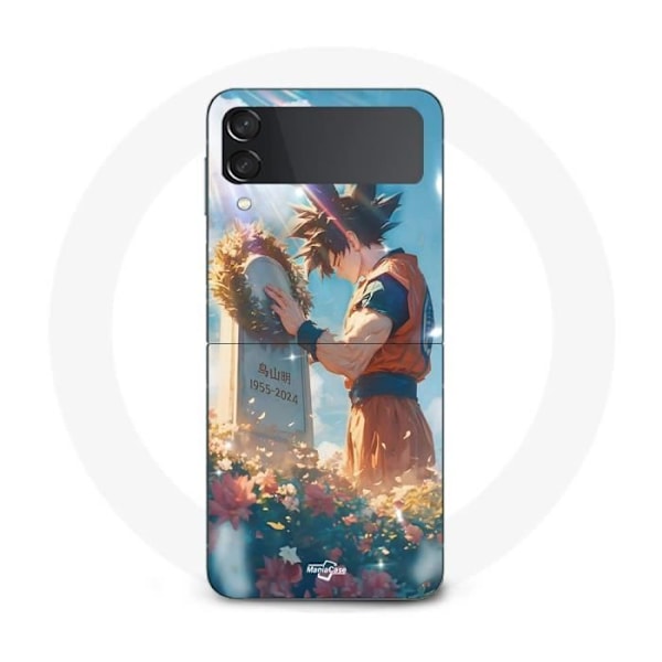 Coque - Samsung - Galaxy Z Flip4 - Mjuk - Svart - Motiv Son Goku