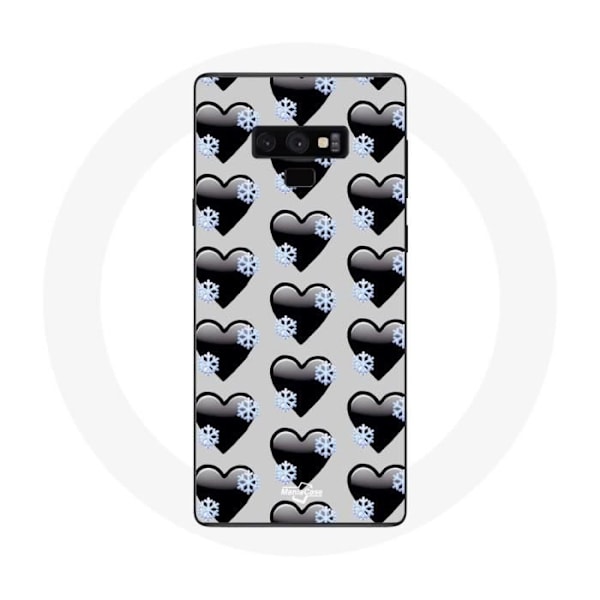 Cover til Samsung Galaxy Note 9 med sorte hjerter