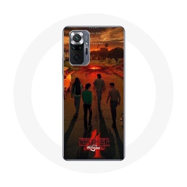 Coque för Xiaomi Redmi Note 10 Pro Stranger Things Säsong 4 Affisch Konst Utrustningar av den Nya Teorin