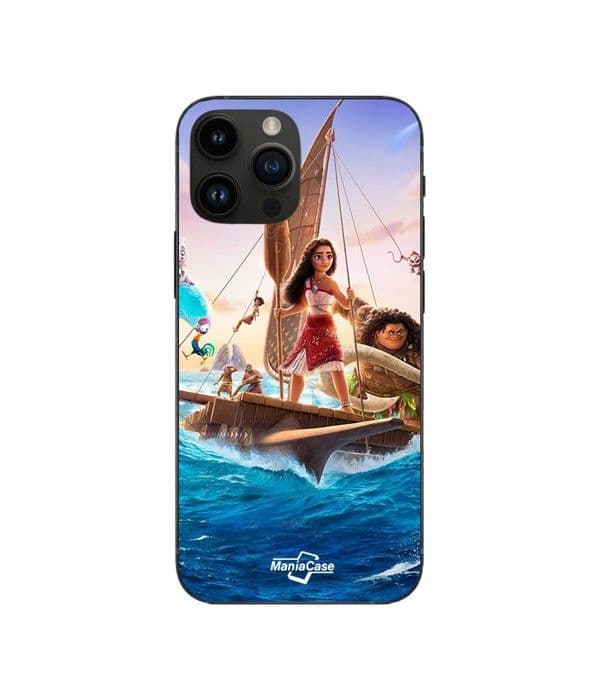 Mobilskal - Disney - Iphone 11 Pro Max - Flexibel - Silikon - Vaiana 2 besättning Svart