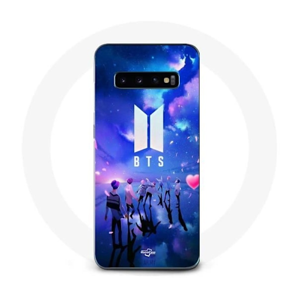 Coque Maniacase för Samsung Galaxy S10 Plus BTS grupp symbol armé