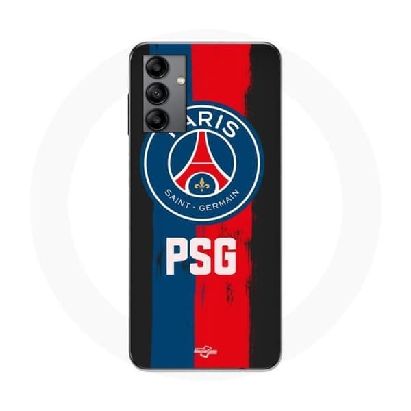 Coque - Maniacase - Samsung Galaxy A04s - Svart - Paris Saint Germain - Flexibel Svart