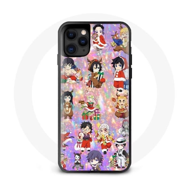 Coque för iPhone 13 Pro Demon Slayer God Jul visa julklappen