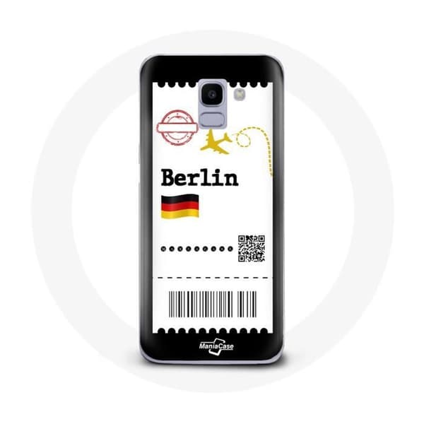 Cover til Samsung Galaxy A6 2018 Flybillet Berlin