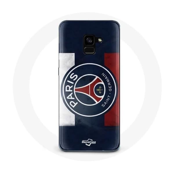 Coque - Paris Saint Germain - Galaxy A8 Plus - Mjuk - PSG-logotyp - Skydd