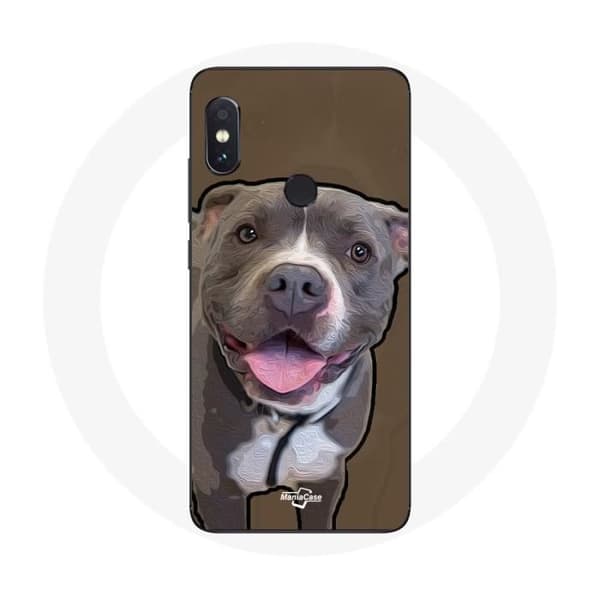 Kuori Xiaomi Redmi Note 5 Pro Valkoinen harmaa Pitbull-koira