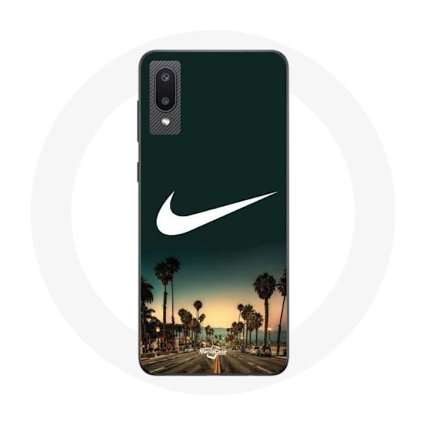 Coque för Samsung Galaxy A02 Nike-logotyp palmträd Miami