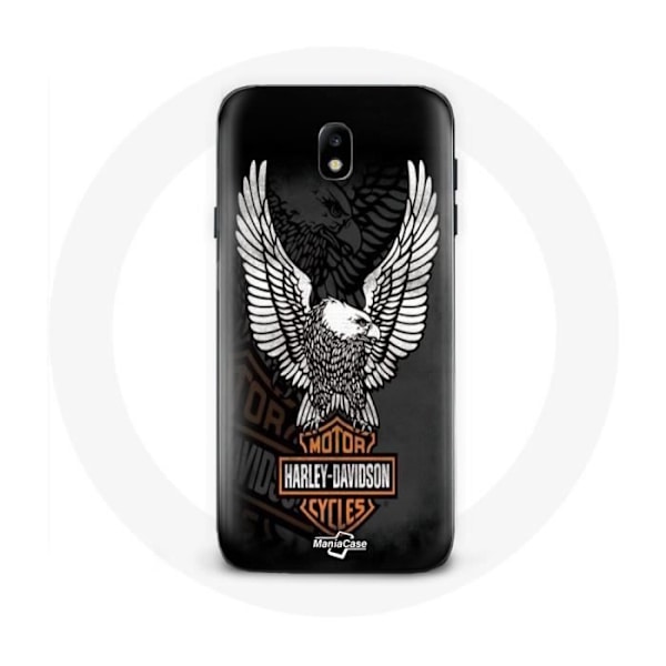 Coque - Harley Davidson - Samsung Galaxy S5 - Sort - Ørn logo - Hård