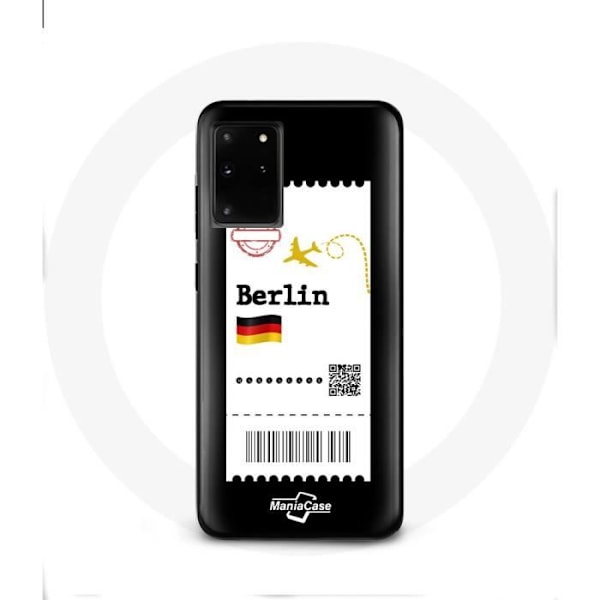 Coque för Samsung Galaxy S11 Plus Flygbiljett Berlin