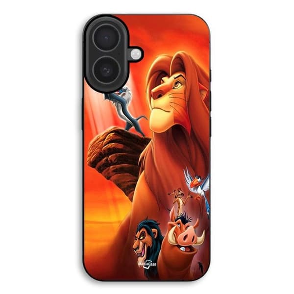 Coque varten iPhone 17 Leijonakuningas elokuva Disney Simba Nala Mufasa svart