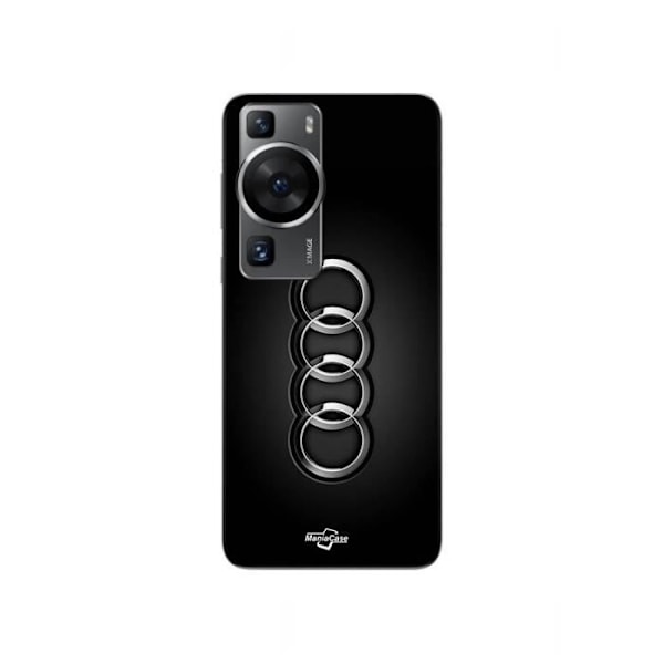 Coque - Maniacase - Huawei P60 - Audi-logotyp - Flexibel - Svart Svart