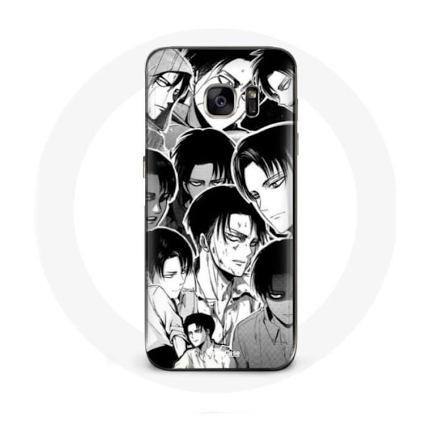 Coque för Samsung Galaxy S6 edge Attack on Titan Manga Levi Ackerman