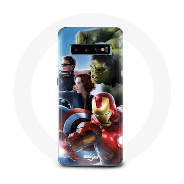 Coque - Maniacase - Samsung Galaxy S10 - Svart - Mjuk - Avengers: Age of Ultron Svart
