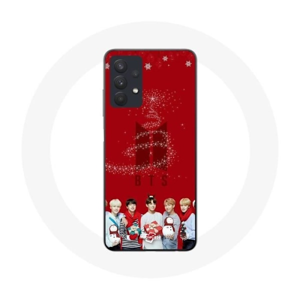 Skydd för Samsung Galaxy A32 5G BTS Bangtan Killar Röd Bakgrund Julklapp 2024