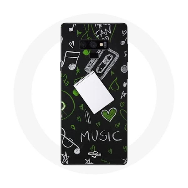 Cover - Samsung - Galaxy Note 9 - Blød - Sort - Nøgle
