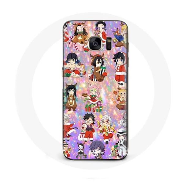 Coque för Samsung Galaxy S6 Demon Slayer God Jul visar julklappen